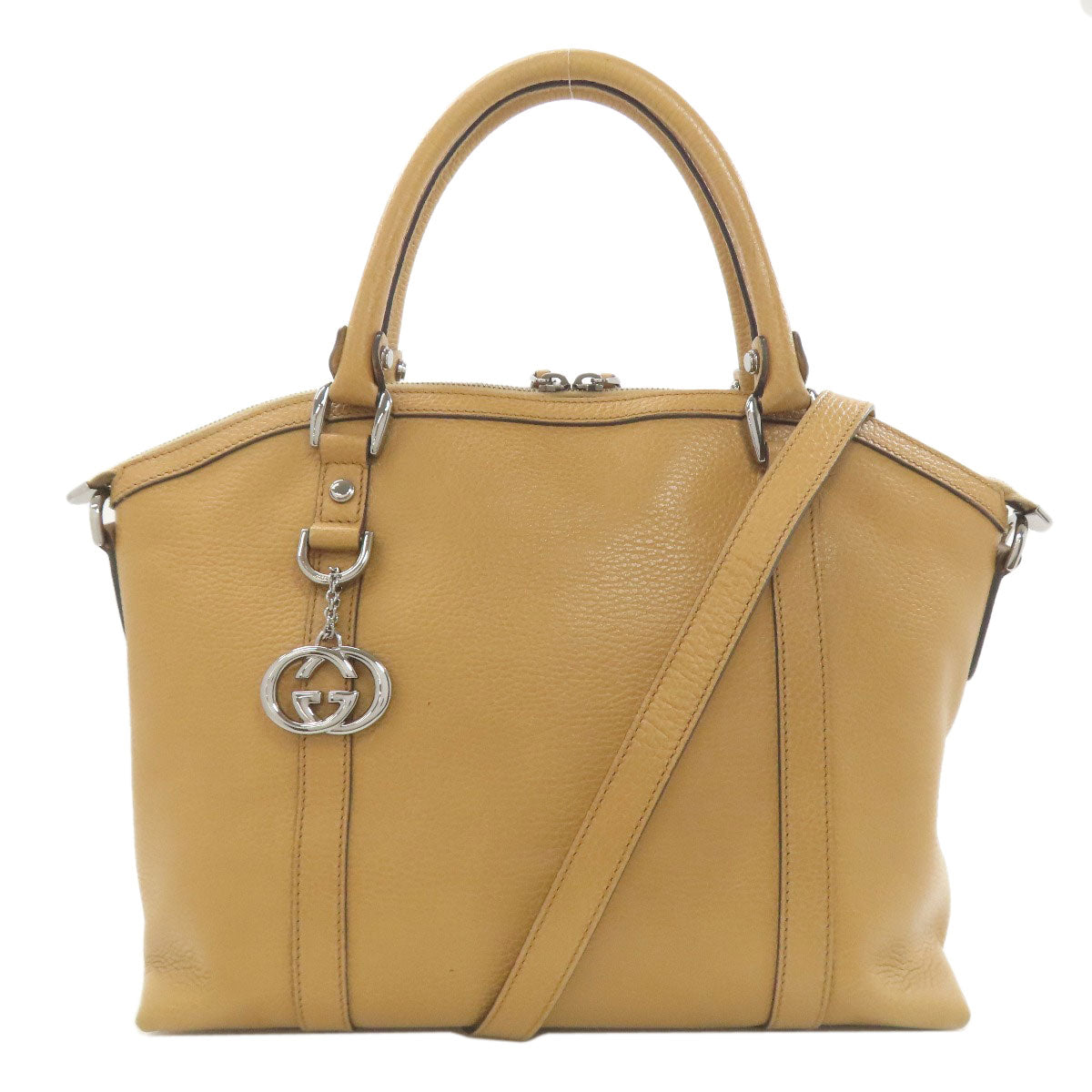 GUCCI 341503 Outlet Interlocking G 2WAY Tote Bag Leather Ladies [Used]