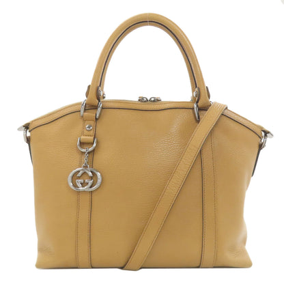 GUCCI 341503 Outlet Interlocking G 2WAY Tote Bag Leather Ladies [Used]