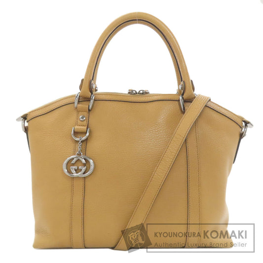 GUCCI 341503 Outlet Interlocking G 2WAY Tote Bag Leather Ladies [Used]