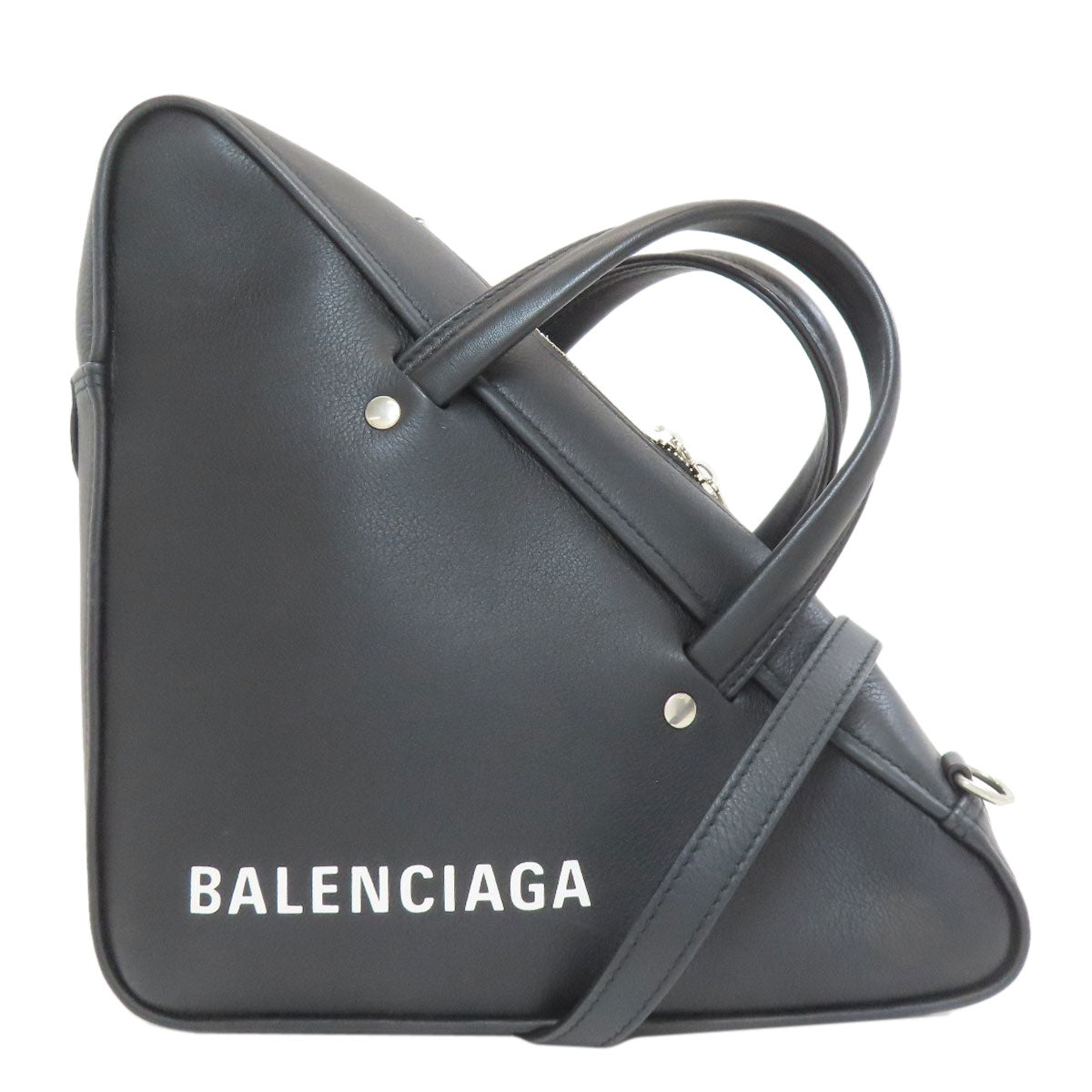 バレンシアガ 476975 トライアングル 2WAY ハンドバッグ カーフ レディース 【中古】【BALENCIAGA】