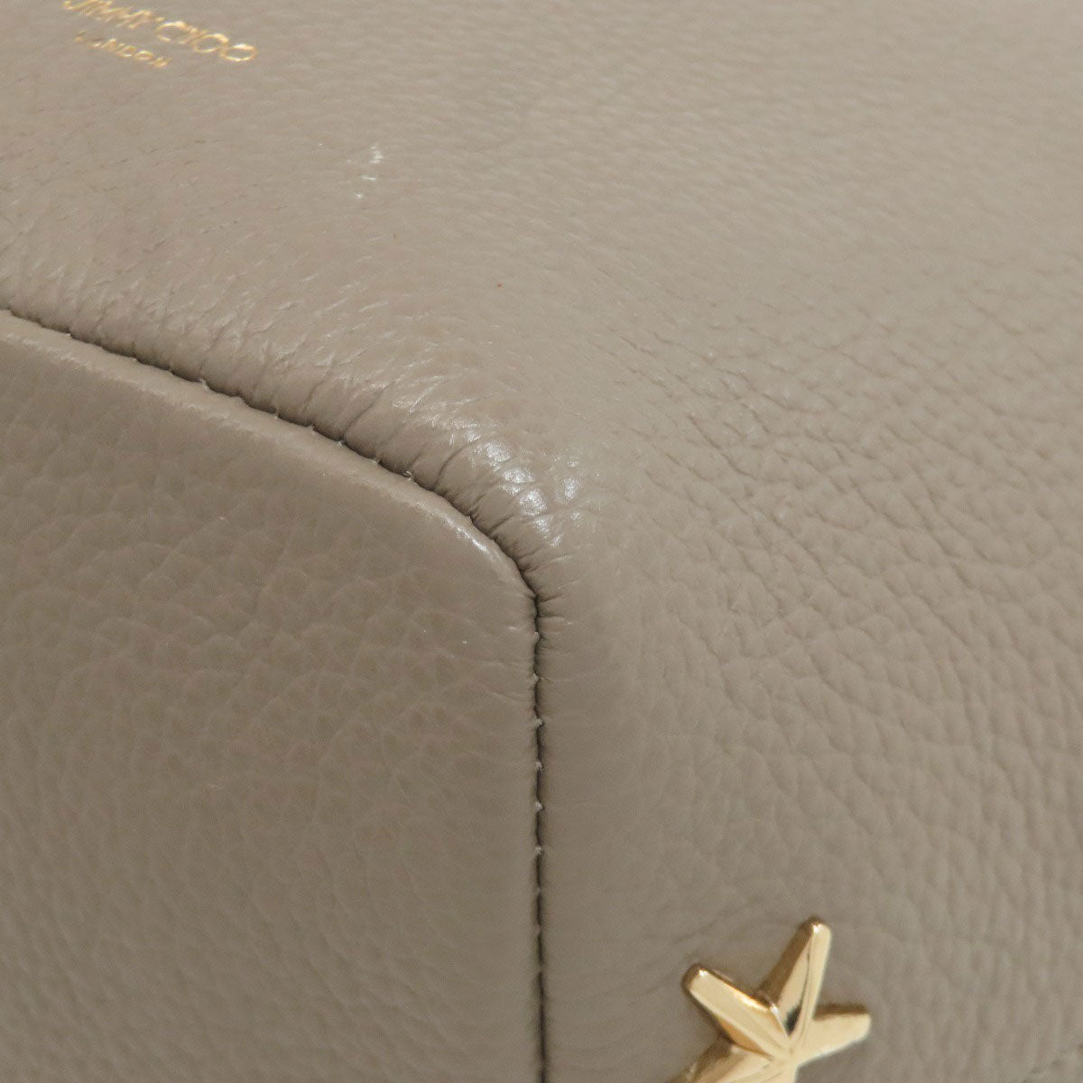 ジミーチュウ スターモチーフ 2WAY ハンドバッグ レザー レディース 【中古】【Jimmy Choo】