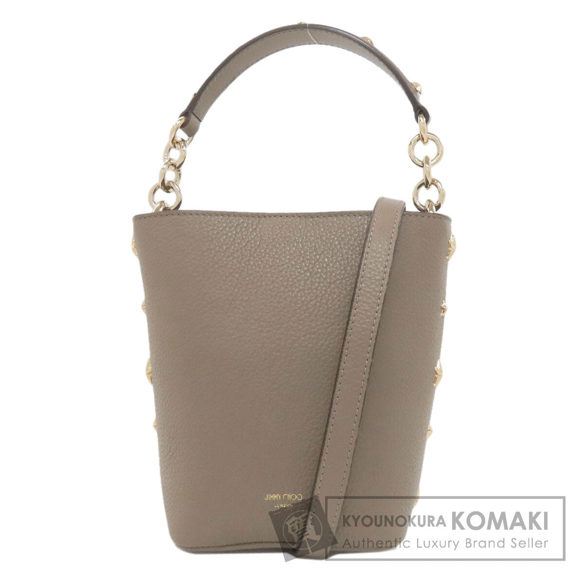 ジミーチュウ スターモチーフ 2WAY ハンドバッグ レザー レディース 【中古】【Jimmy Choo】