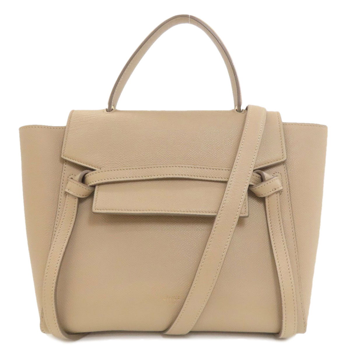 セリーヌ マイクロ ベルトバッグ 2WAY ハンドバッグ カーフ レディース 【中古】【CELINE】