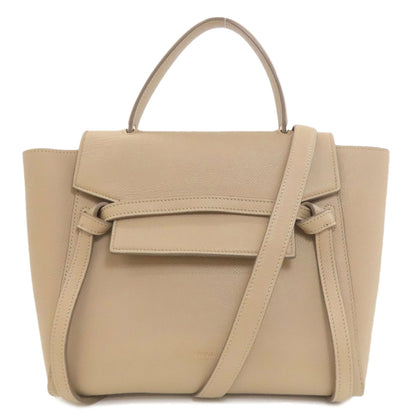 セリーヌ マイクロ ベルトバッグ 2WAY ハンドバッグ カーフ レディース 【中古】【CELINE】