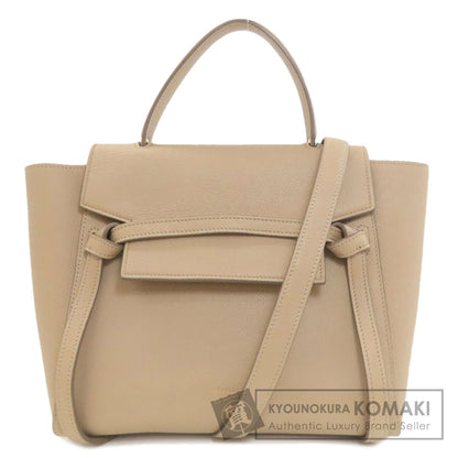 セリーヌ マイクロ ベルトバッグ 2WAY ハンドバッグ カーフ レディース 【中古】【CELINE】