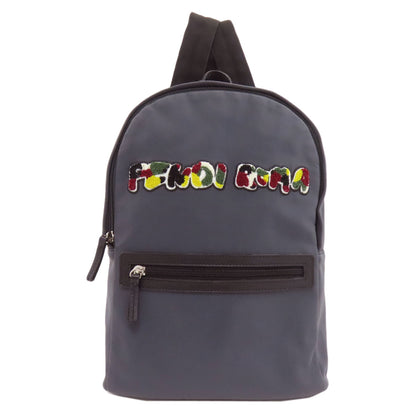 FENDI Logo patch Backpack Â· Daypack Nylon Poly UrethaneLadies [Used]