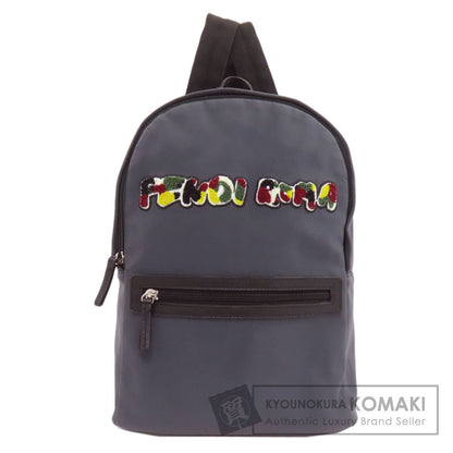 FENDI Logo patch Backpack Â· Daypack Nylon Poly UrethaneLadies [Used]