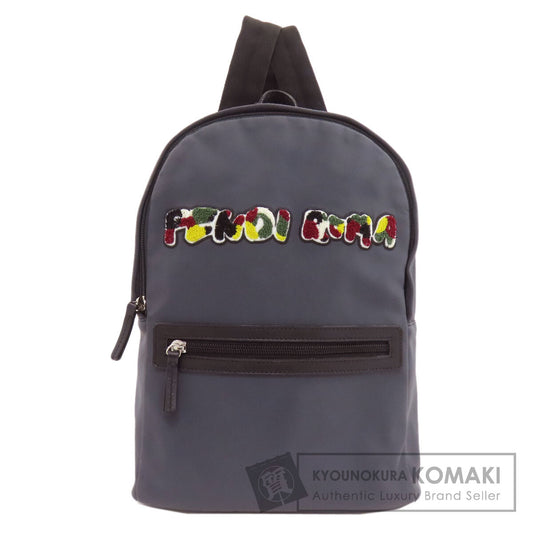 FENDI Logo patch Backpack Â· Daypack Nylon Poly UrethaneLadies [Used]