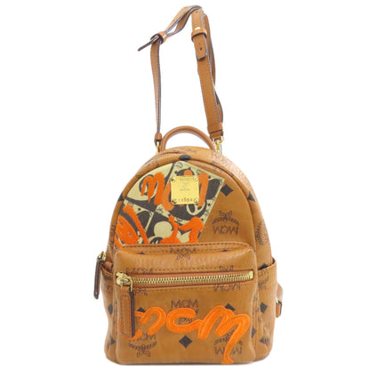MCM logo Backpack Â· Daypack PVC Ladies [Used]