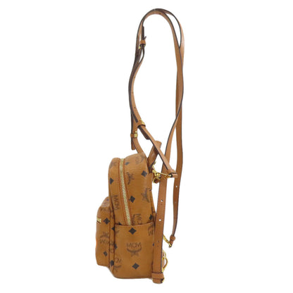 MCM logo Backpack Â· Daypack PVC Ladies [Used]