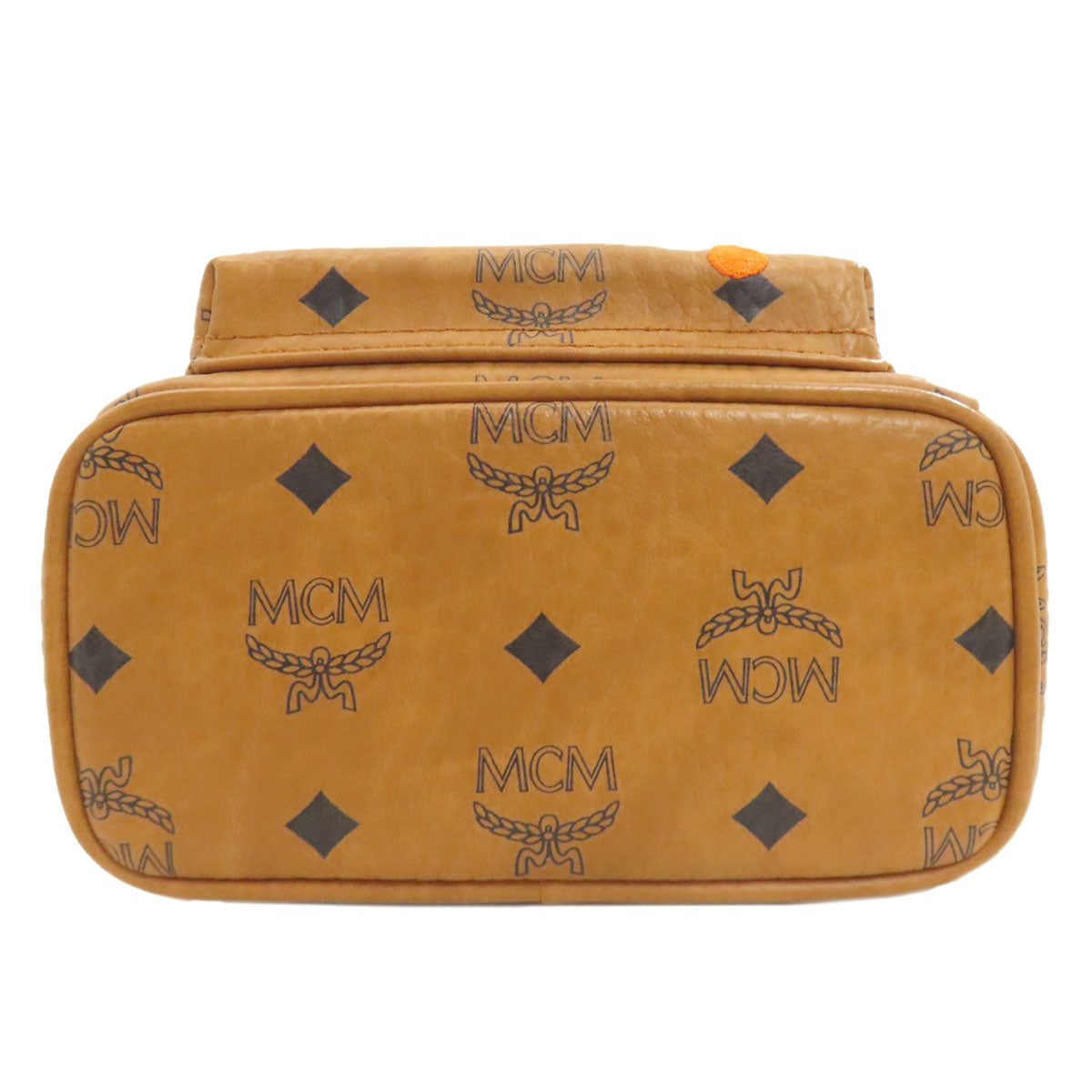 MCM logo Backpack Â· Daypack PVC Ladies [Used]