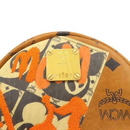 MCM logo Backpack Â· Daypack PVC Ladies [Used]