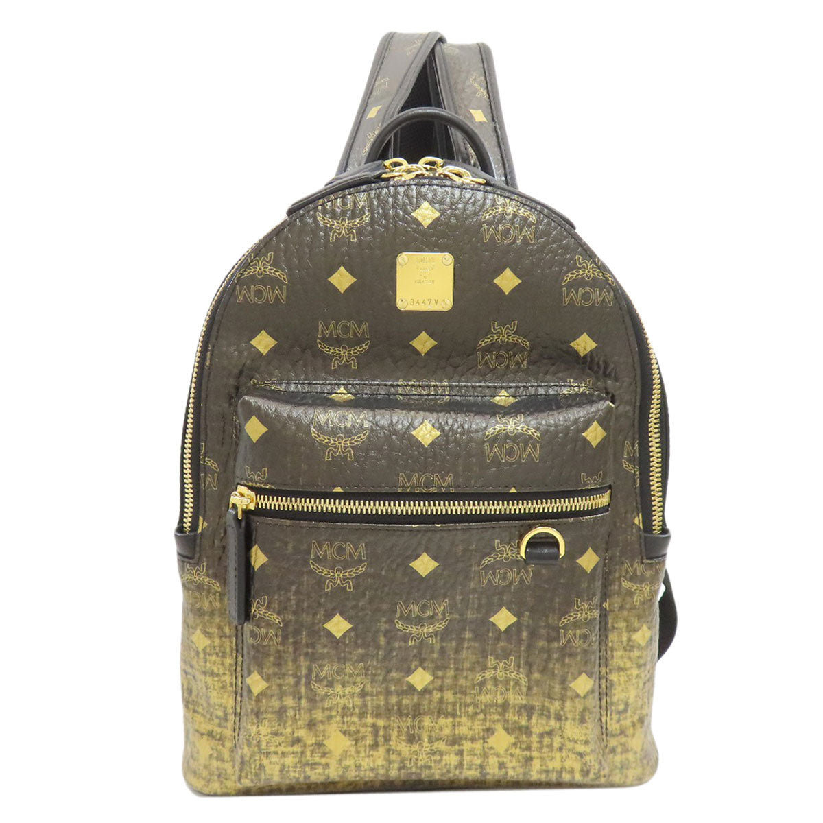 MCM logo Backpack Â· Daypack PVC Ladies [Used]