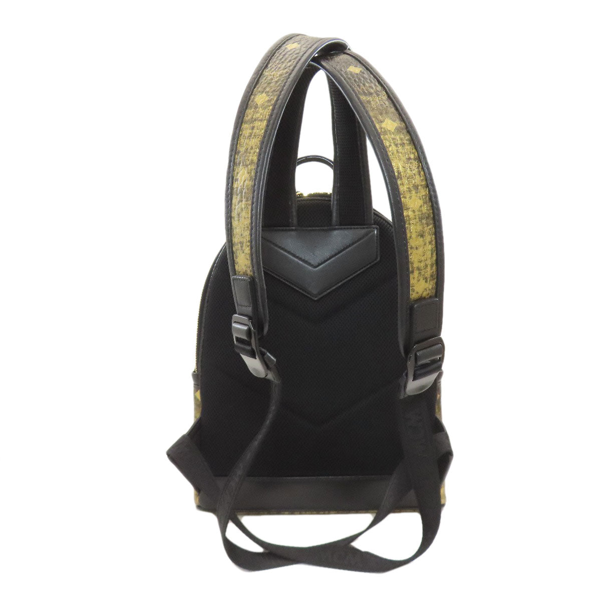 MCM logo Backpack Â· Daypack PVC Ladies [Used]