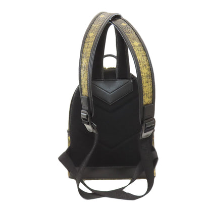 MCM logo Backpack Â· Daypack PVC Ladies [Used]