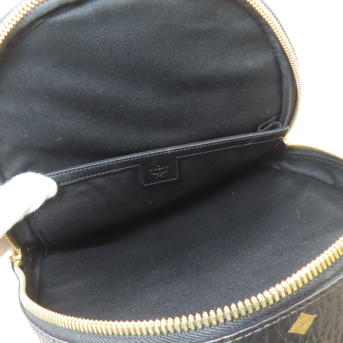 MCM logo Backpack Â· Daypack PVC Ladies [Used]