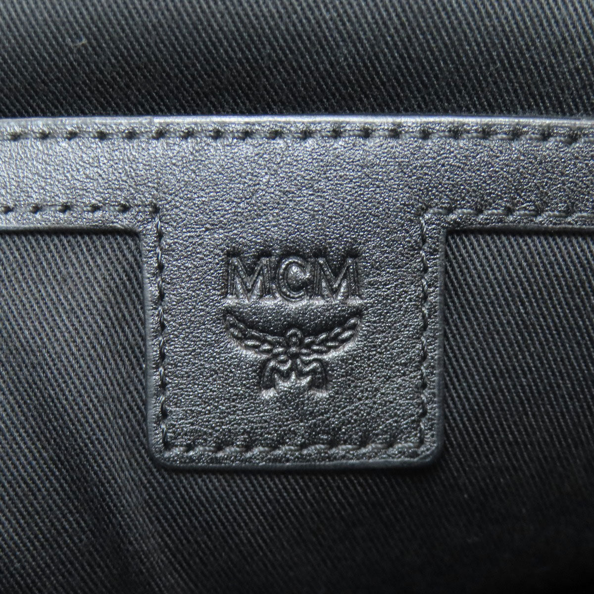 MCM logo Backpack Â· Daypack PVC Ladies [Used]