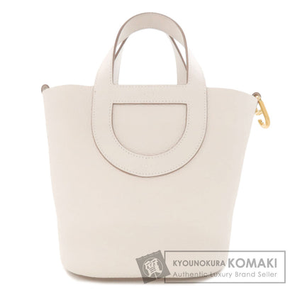 HERMES In the Loop 18 Gold Hardware Handbag Taurillon Clemence Ladies [Used]