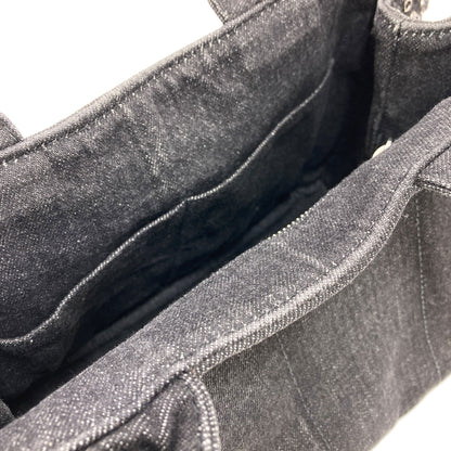 PRADA BN2439 Canapa mini 2 WAY Tote Bag Denim Ladies [Used]