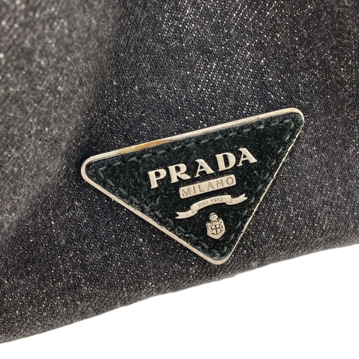 PRADA BN2439 Canapa mini 2 WAY Tote Bag Denim Ladies [Used]