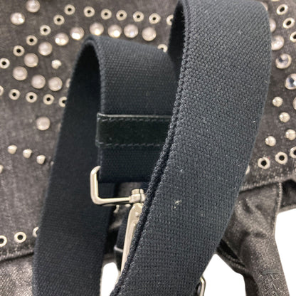 PRADA BN2439 Canapa mini 2 WAY Tote Bag Denim Ladies [Used]