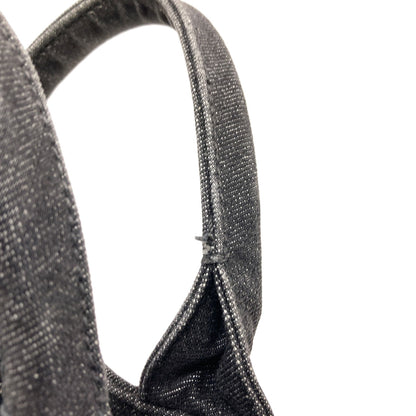 PRADA BN2439 Canapa mini 2 WAY Tote Bag Denim Ladies [Used]