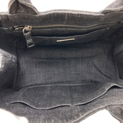 PRADA BN2439 Canapa mini 2 WAY Tote Bag Denim Ladies [Used]