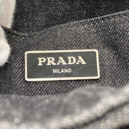 PRADA BN2439 Canapa mini 2 WAY Tote Bag Denim Ladies [Used]