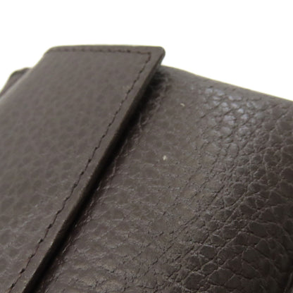 GUCCI 150413 Outlet GG Bifold Wallet with Coin Pocket Canvas LeatherLadies [Used]