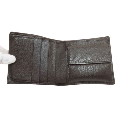 GUCCI 150413 Outlet GG Bifold Wallet with Coin Pocket Canvas LeatherLadies [Used]
