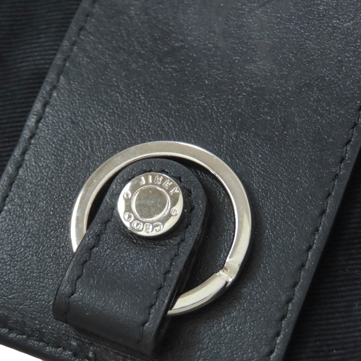 Jimmy Choo Star motif key holder Leather Ladies [Used]