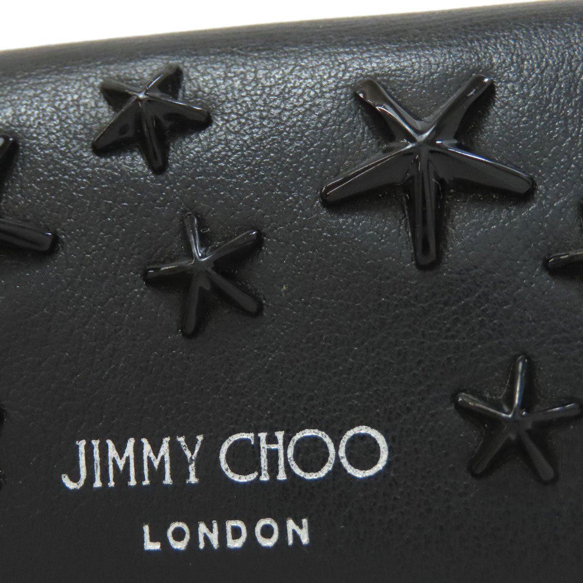 Jimmy Choo Star motif key holder Leather Ladies [Used]