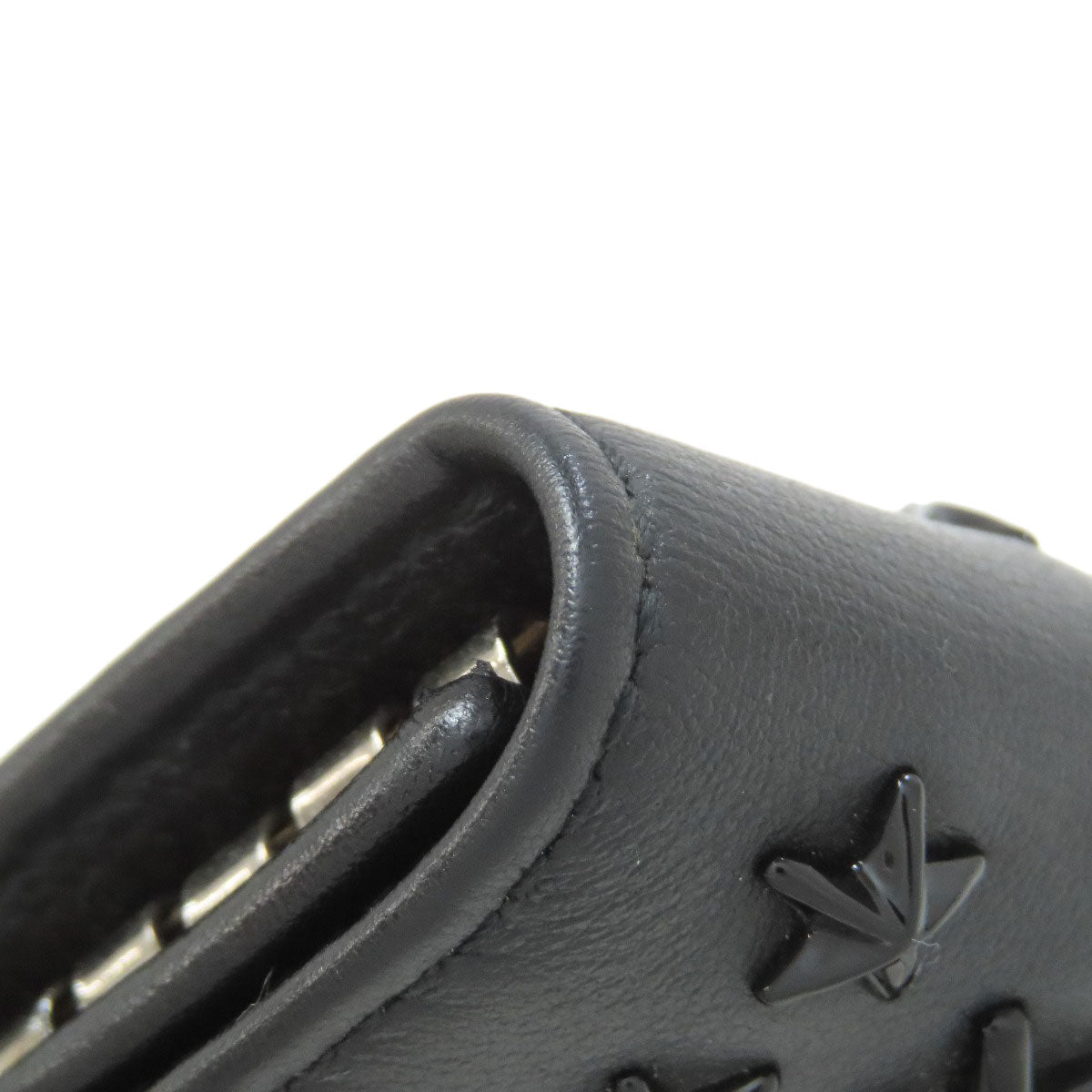 Jimmy Choo Star motif key holder Leather Ladies [Used]