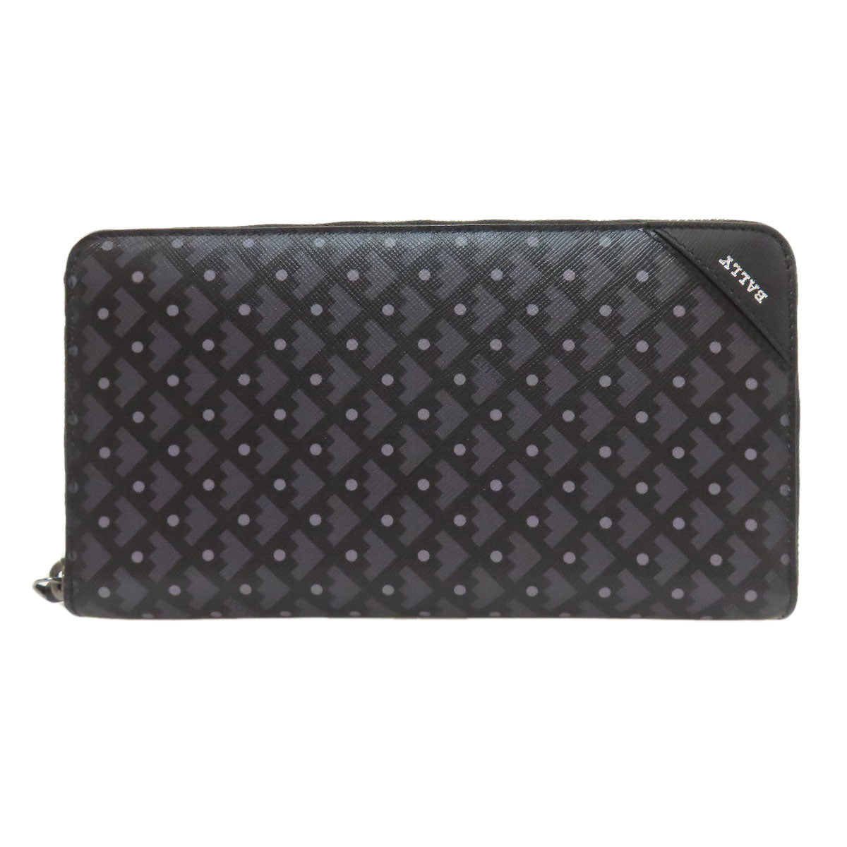 BALLY Overall handle Long wallet (with coin pocket) PVC Ladies [Used]