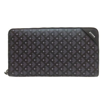 BALLY Overall handle Long wallet (with coin pocket) PVC Ladies [Used]