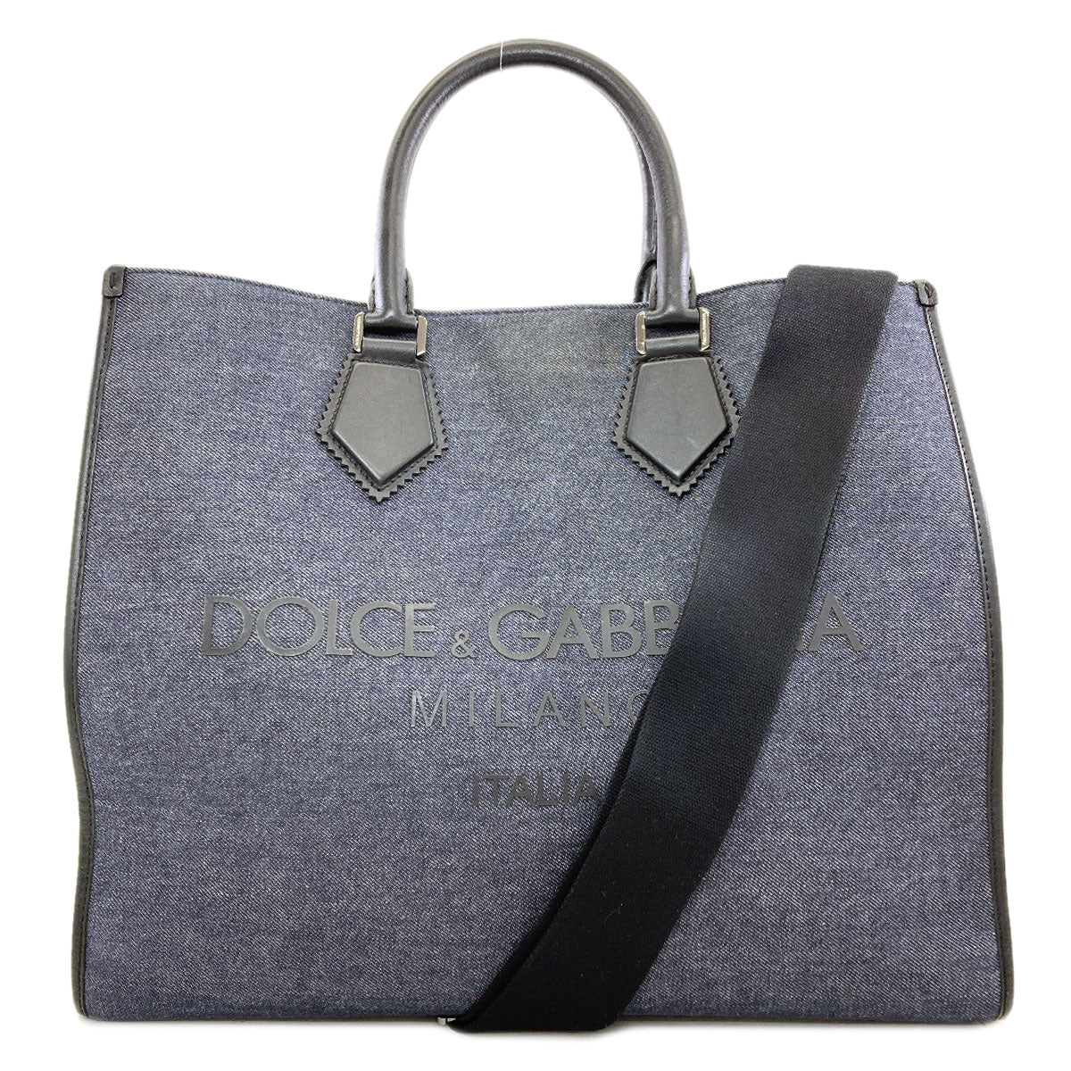 D&G 2WAY Tote Bag Denim Ladies [Used]