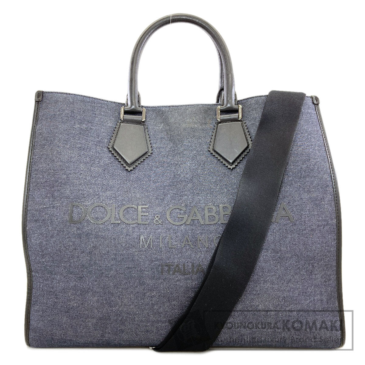 D&G 2WAY Tote Bag Denim Ladies [Used]