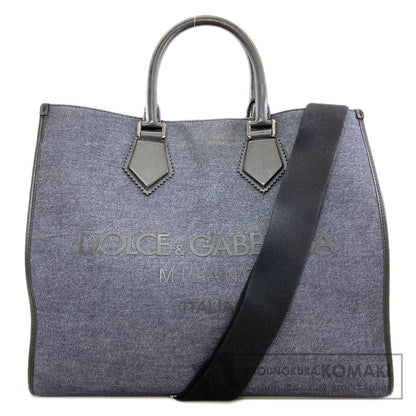 D&G 2WAY Tote Bag Denim Ladies [Used]