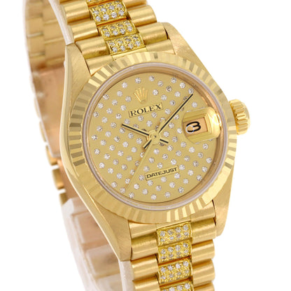 ROLEX Pleiades dial with original diamonds Watches 69178 K18 Yellow Gold/K18YGxDiamond Ladies