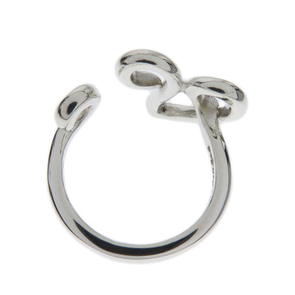 TIFFANY&Co.   Ring Initial V Silver Ladies