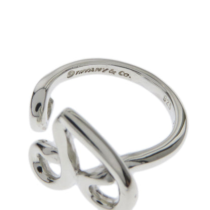 TIFFANY&Co.   Ring Initial V Silver Ladies