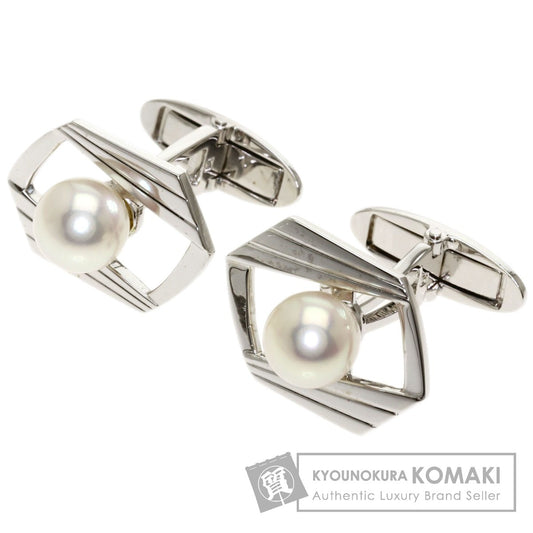 MIKIMOTO   cuffs Pearl Pearl Silver mens