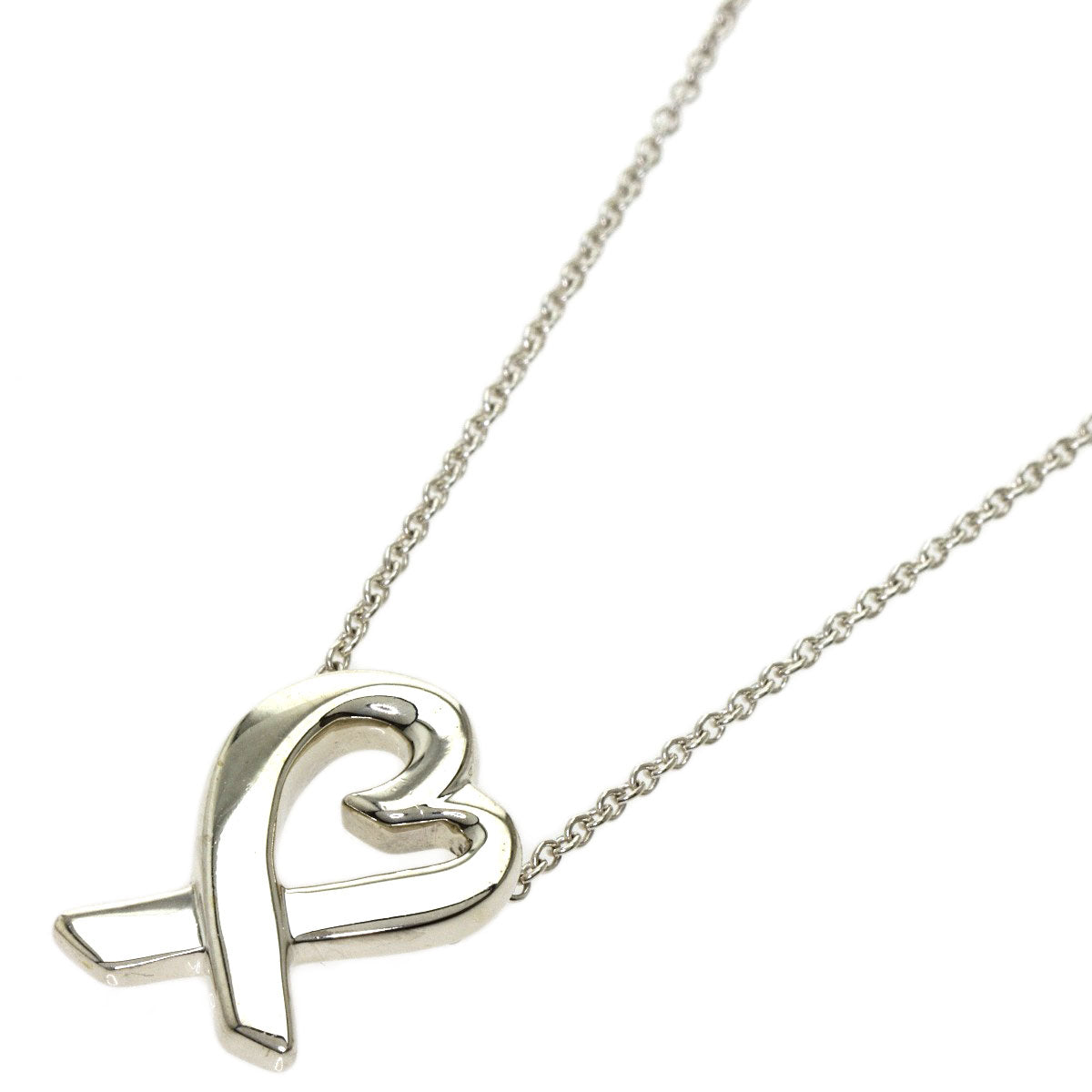 TIFFANY&Co.   Necklace Loving heart Silver Ladies