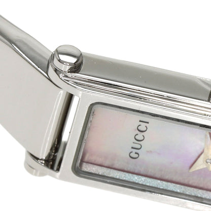 GUCCI Bangle Square Face Watches 1500L Stainless Steel/Stainless Steel Ladies