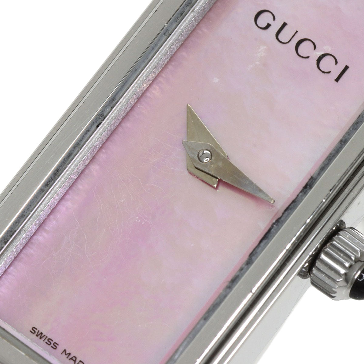 GUCCI Bangle Square Face Watches 1500L Stainless Steel/Stainless Steel Ladies