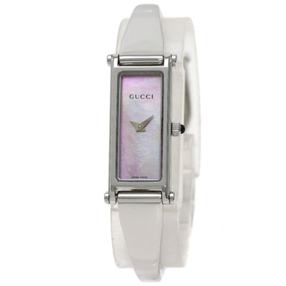 GUCCI Bangle Square Face Watches 1500L Stainless Steel/Stainless Steel Ladies