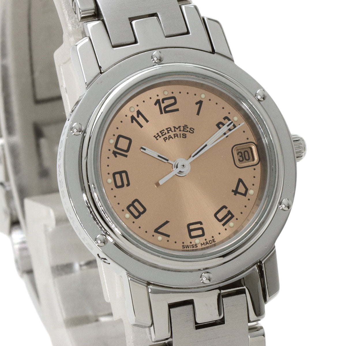 HERMES Clipper Watches CL4.210 Stainless Steel/Stainless Steel Ladies