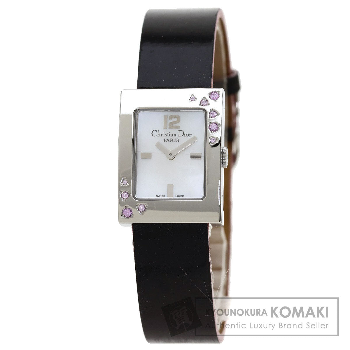 CHRISTIAN DIOR Maris Watches D78-1093 Stainless Steel/Leather Ladies