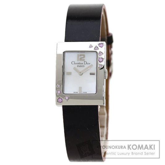 CHRISTIAN DIOR Maris Watches D78-1093 Stainless Steel/Leather Ladies