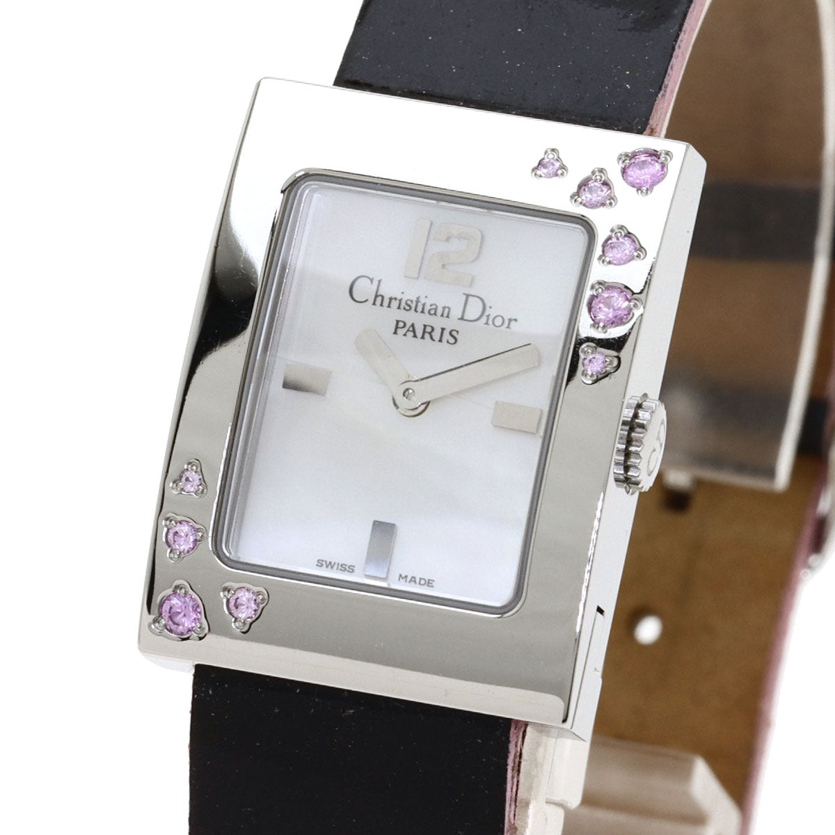 CHRISTIAN DIOR Maris Watches D78-1093 Stainless Steel/Leather Ladies